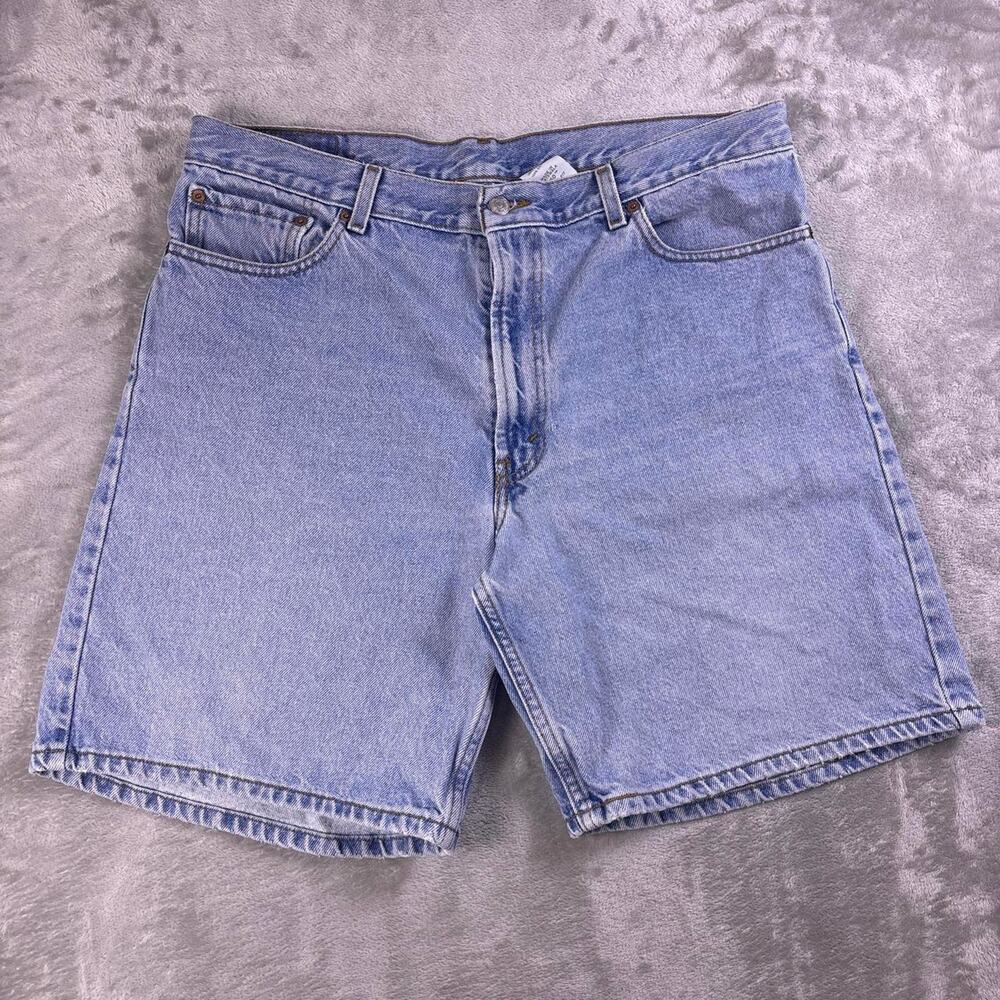 Y2K Levi’s 550 Relaxed Fit Jorts Mens 36 Light Wash Denim Shorts Baggy